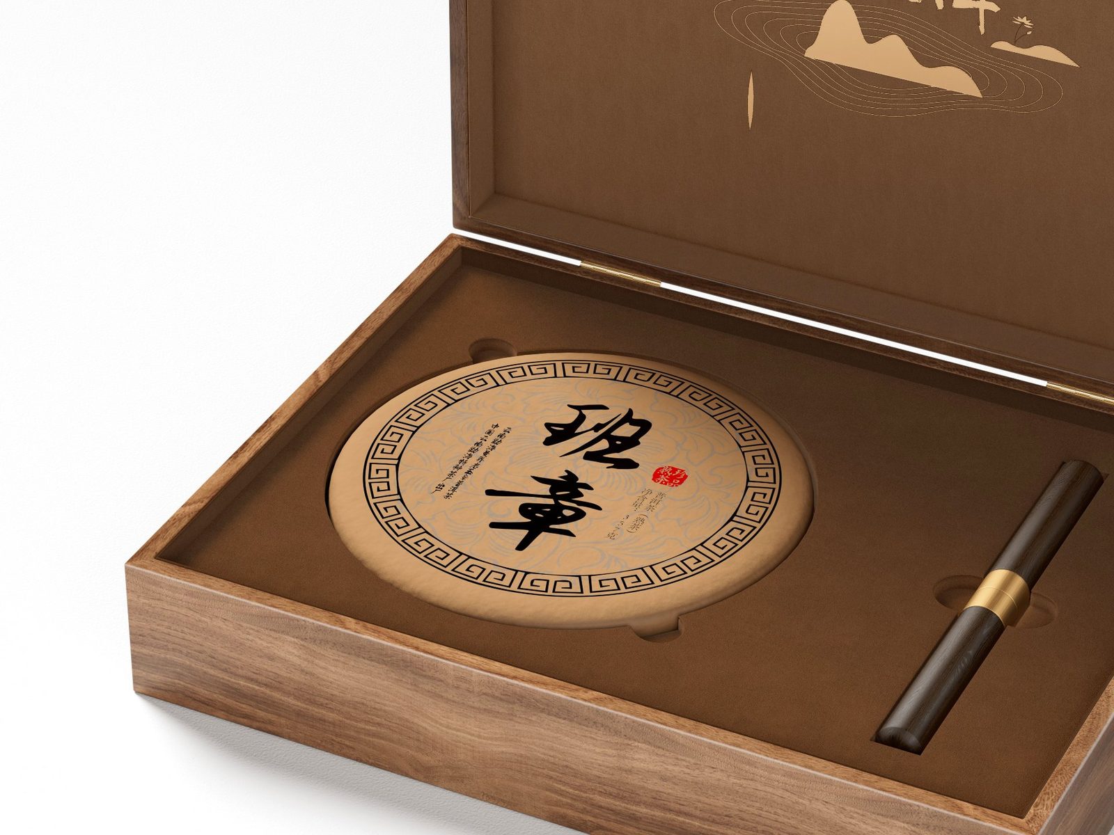茶叶盒定制实拍:木质茶叶礼盒,可做双罐位抽屉式结构